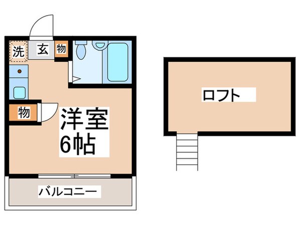 ネオプラザ白楽Ａの物件間取画像